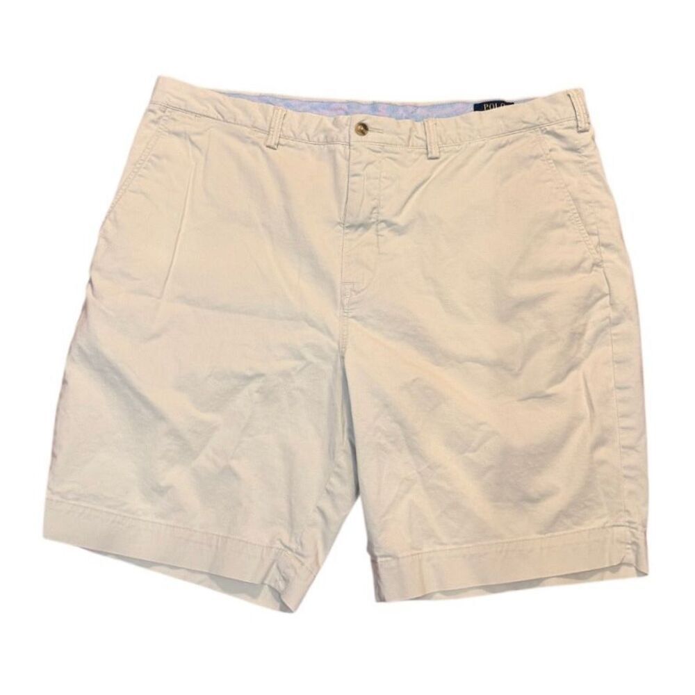 Polo Ralph Lauren The Polo Chino Shorts Sz. 40 Stretch Khaki Preppy